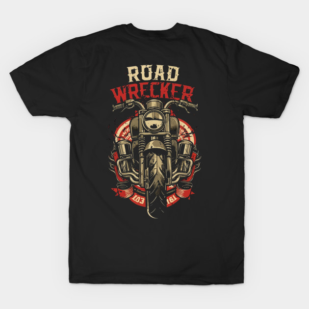 Road Wrecker Biker Design by masksutopia